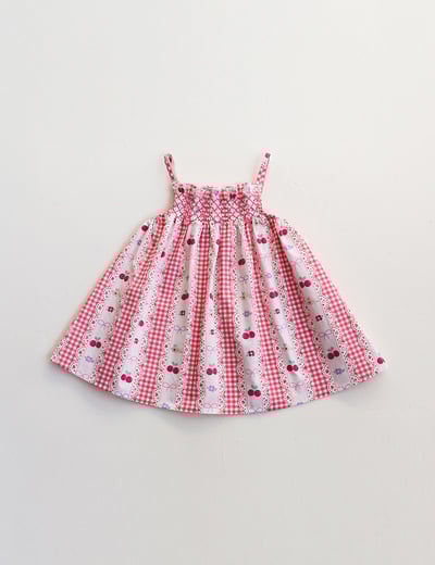 15528櫻桃格子背心裙(三色)4