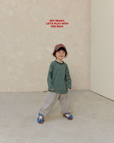 30038英文束口褲(兩色)2