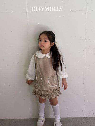 040776格子點點背心裙(兩色)12