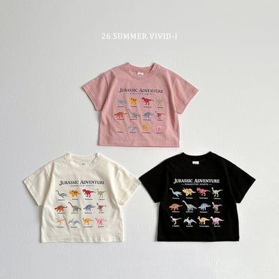 043062彩色恐龍上衣(三色)1