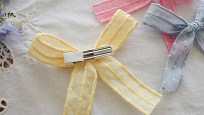 15530蝴蝶結髮夾(三色)3