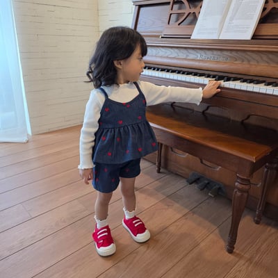 11204愛心牛仔套裝9