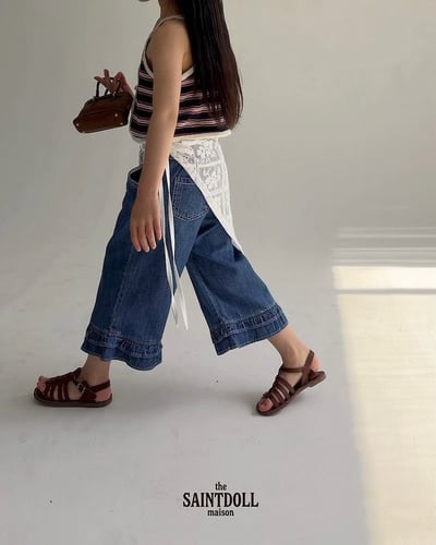 042665親子花邊牛仔褲(兩色)8