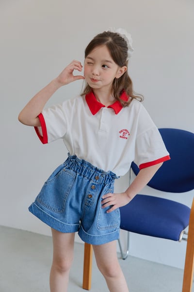 041042翻領上衣(兩色)1