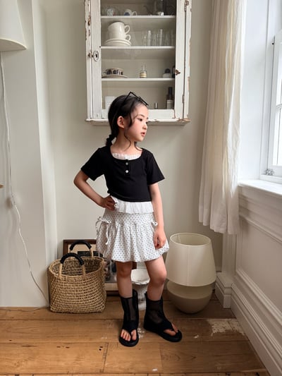 042143花邊上衣(兩色)3