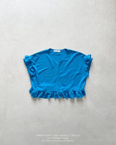 051403荷葉袖上衣(兩色)3