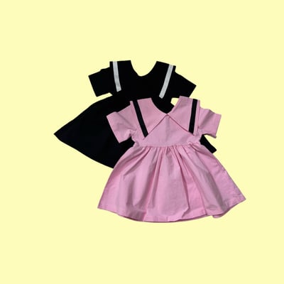 53022造型連身裙(兩色)1