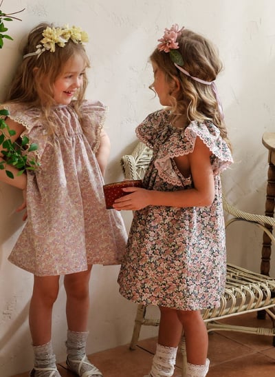 032330花花連身裙(兩色)9