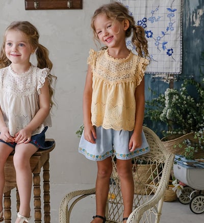 032324小花牛仔短褲(兩色)7