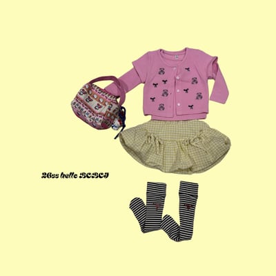 53016格子泡泡裙(兩色)4