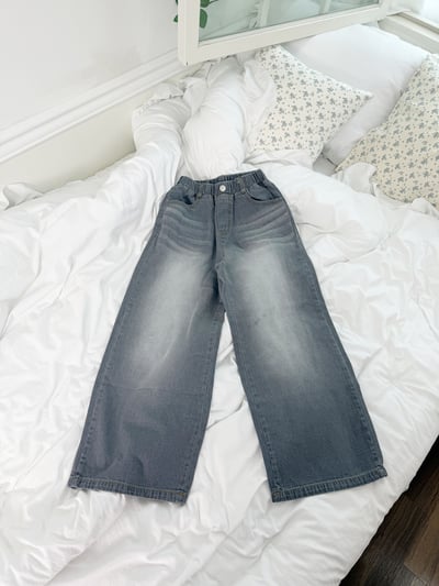 032424刷色牛仔褲(兩色)1