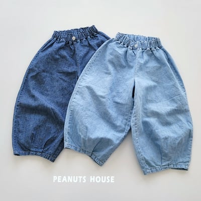 031808牛仔泡泡褲(兩色)1