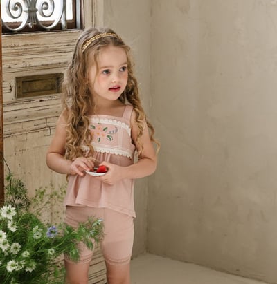 032303刺繡花上衣(粉)4