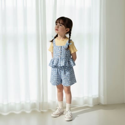 042337親子花短褲(五色)9