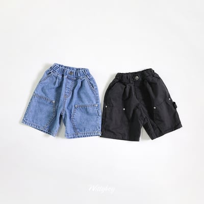 050929造型牛仔短褲(兩色)2