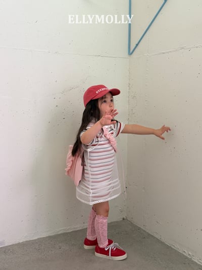 040778翻領條紋連身裙(兩色)10