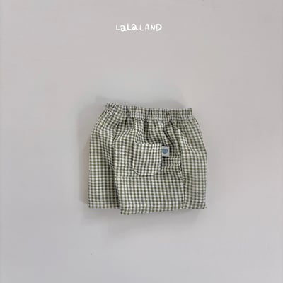 041572幼童格子短褲(四色)6