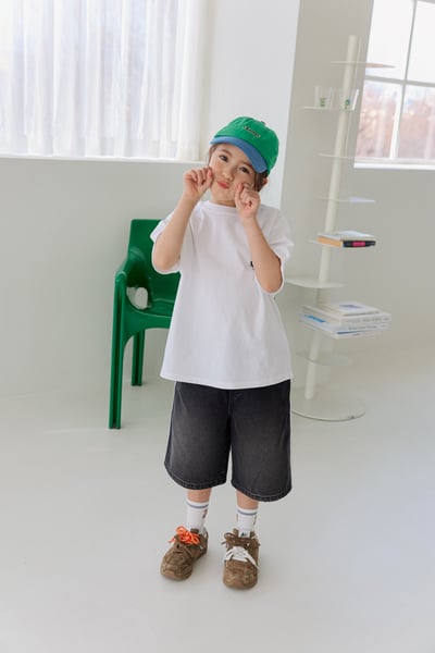 041008側邊線條牛仔短褲(兩色)9