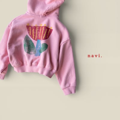 30032花連帽外套(兩色)11