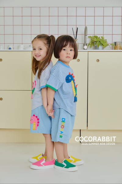 041386英文恐龍短褲(兩色)5