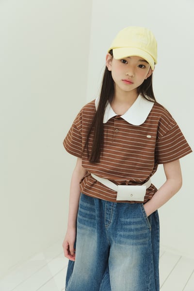 032431翻領條紋上衣(兩色)6