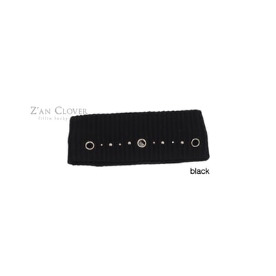 032533鉚釘髮帶(四色)2