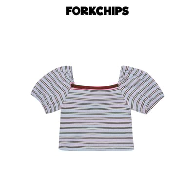 042003綁帶條紋上衣(兩色)3