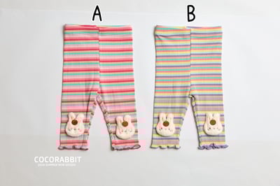 041373條紋兔子內搭褲(兩色)1