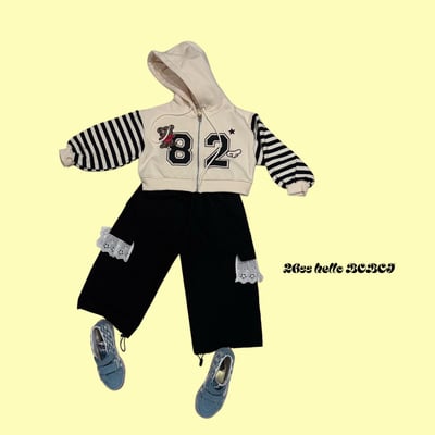 53010數字82連帽外套(兩色)5