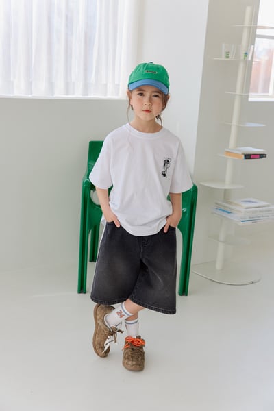 041008側邊線條牛仔短褲(兩色)7