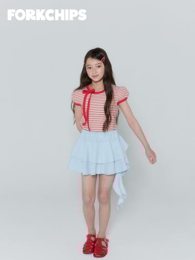 042050條紋綁帶上衣(兩色)13