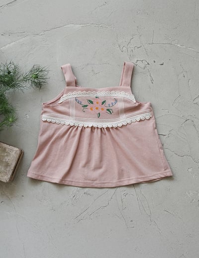 032303刺繡花上衣(粉)3