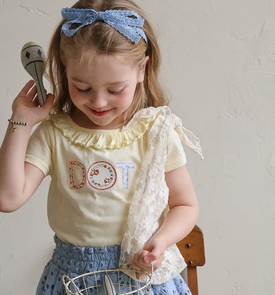 032335荷葉領圖樣上衣(四色)11