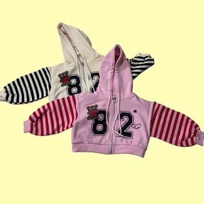 53010數字82連帽外套(兩色)1