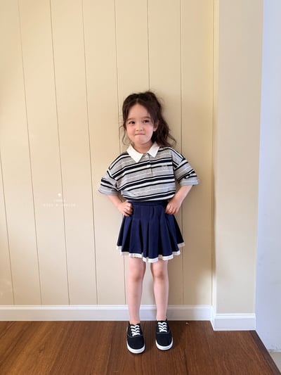 042110翻領條紋上衣(兩色)6