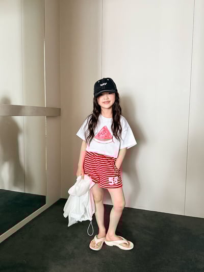 042118數字58紅條短褲3