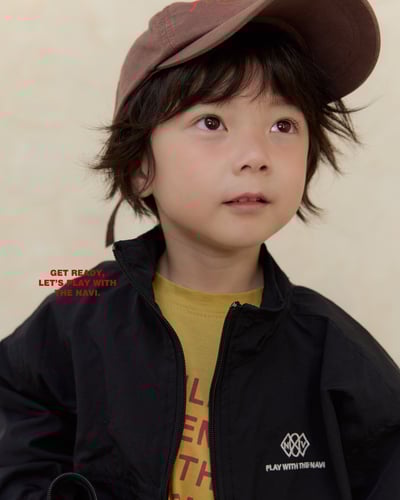 30025立領英文外套(兩色)3