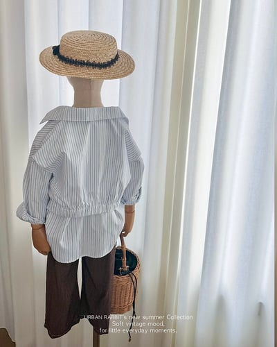 040511翻領直紋上衣14