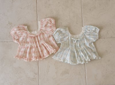 032708格子造型上衣(兩色)1