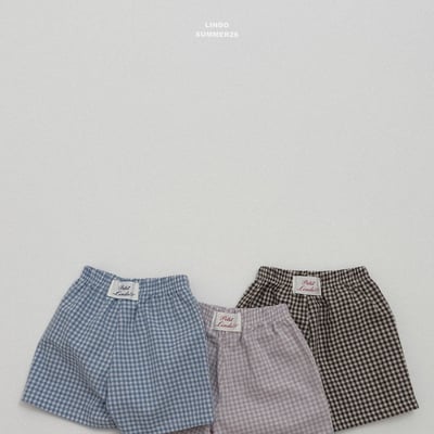 050923格子短褲(三色)2