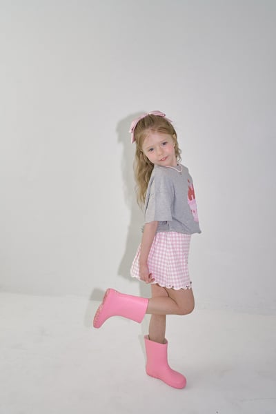 042239花邊格子裙(兩色)5