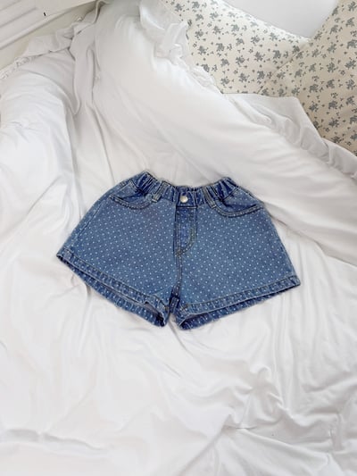 032422點點牛仔短褲1