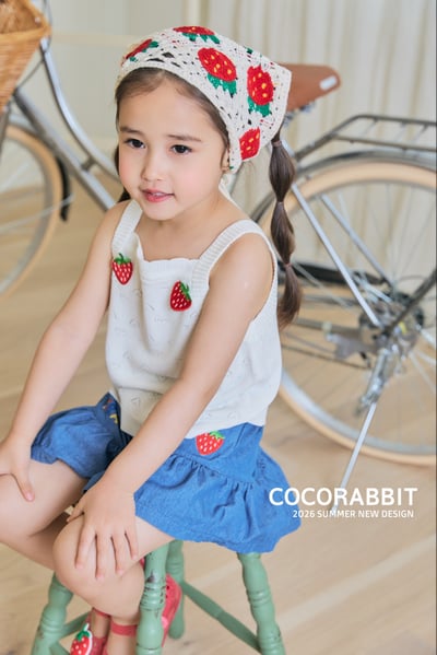 041317櫻桃草莓頭巾(兩色)8