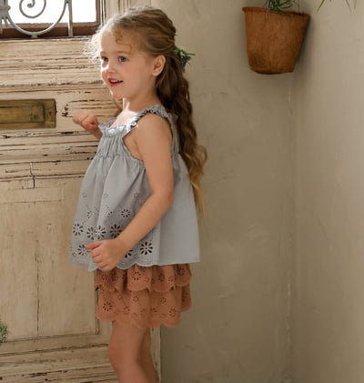 032320雕花短褲(四色)8