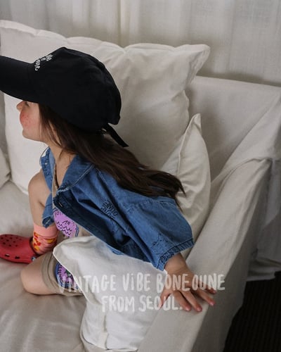 041753翻領狐狸牛仔上衣5