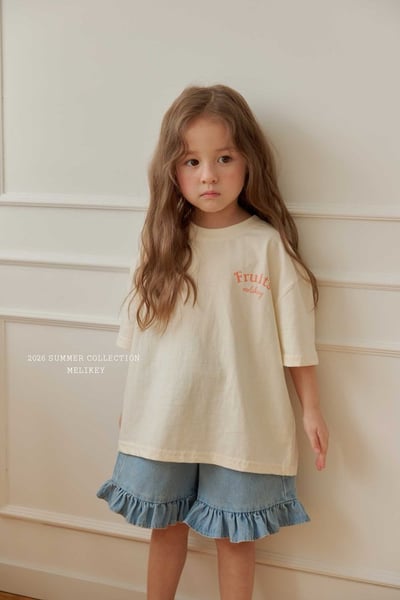 040146五分牛仔荷葉短褲7