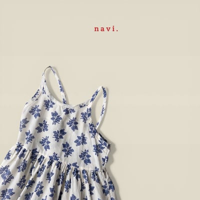 041524細肩花連身裙(兩色)5