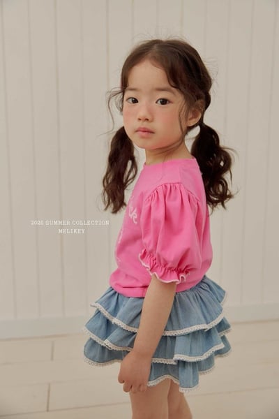 040132泡泡袖圖樣上衣(兩色)5