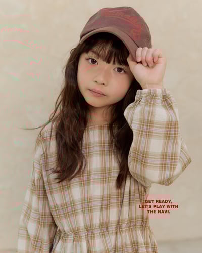 30021格子連身裙A1