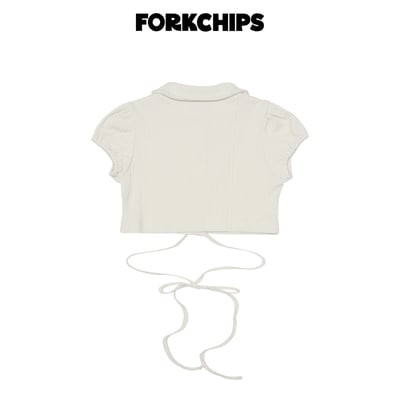 042011翻領綁帶上衣(兩色)4